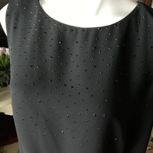 Black flapper style dress